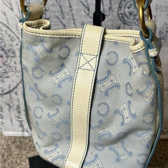 Celine Blue Mini Bucket Bag - Picture 7 of 8